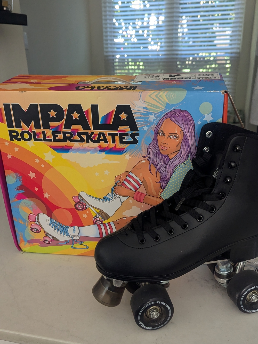 Impala Black Roller Skates